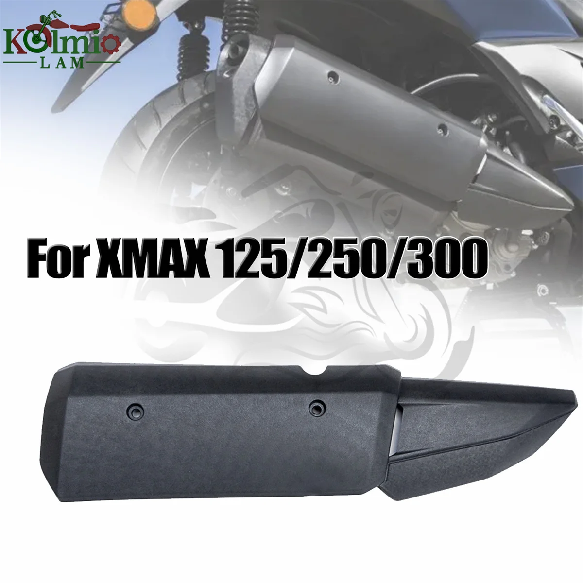 

Fit for 2018 - 2023 YAMAHA XMAX125 XMAX250 XMAX300 Motorcycle Accessories Exhaust Pipe Cover Cowl Protector XMAX 125 250 300