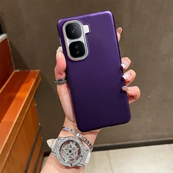 Luxury Matte Hard Plastic Phone Case Cover for Vivo iQOO Neo10 Pro (China) (Purple)