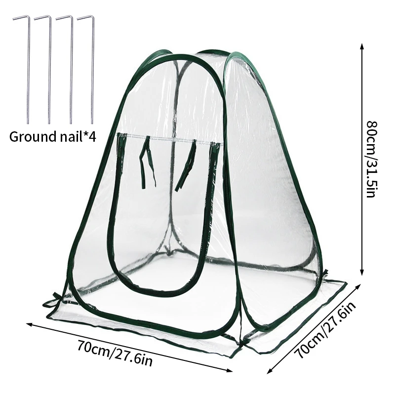 Pop-Up Portable PVC Greenhouse Grow Tent