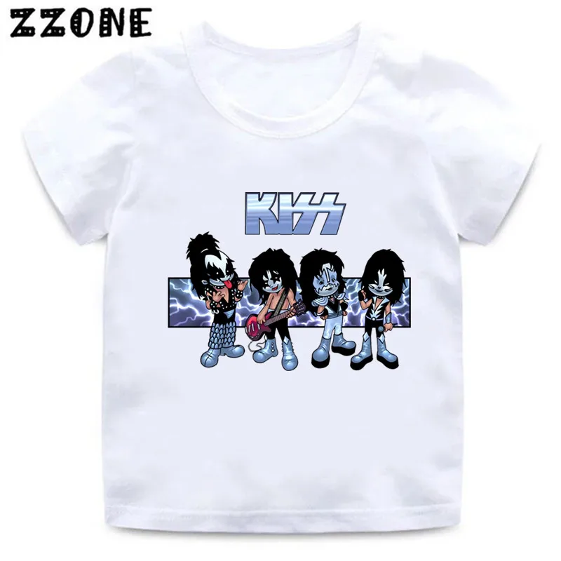 Kid Rock Magliette Rock Per Bambini Metal Kids Magliette Kiss Per