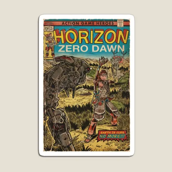 

Horizon Zero Dawn комикс чехол веер искусство магнит домашний декор магнитный держатель холодильника для детской смешной детей