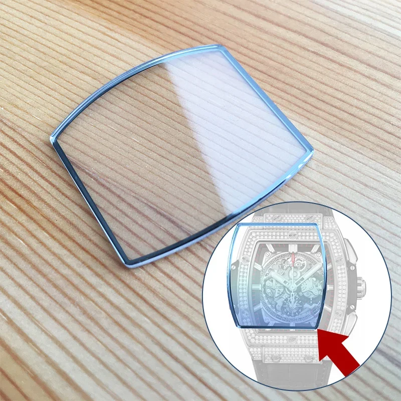 Vetro Di Cristallo Zaffiro Per Hub Hublot Spirit Of Big Bang 601 Orologio Automatico