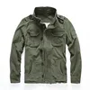 2024 New Casual Wear Mens Oversized Camo Jacket Sportswear Thick Denim Jacket Male Green Military Coat 2