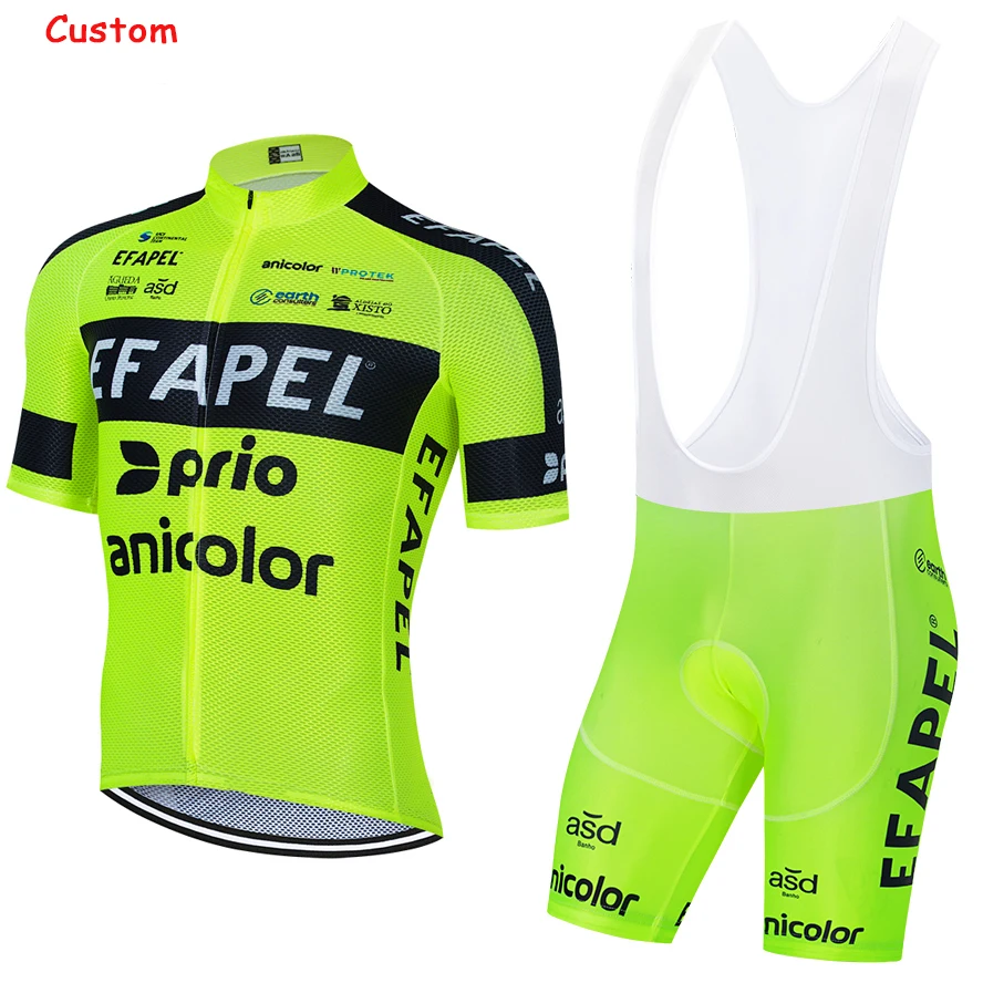 EFAPEL Cycling Jersey Bike Maillot Shorts Set Men Quick Dry Bicycle Clothing cycling jersey cycling shirt cycling suit cycling jersey set