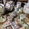 1pcs/1lot Decorative Adhesive Tapes  old letter from Akeno Junk Journal DIY Paper Japanese Masking Scrapbooking Stickers 3