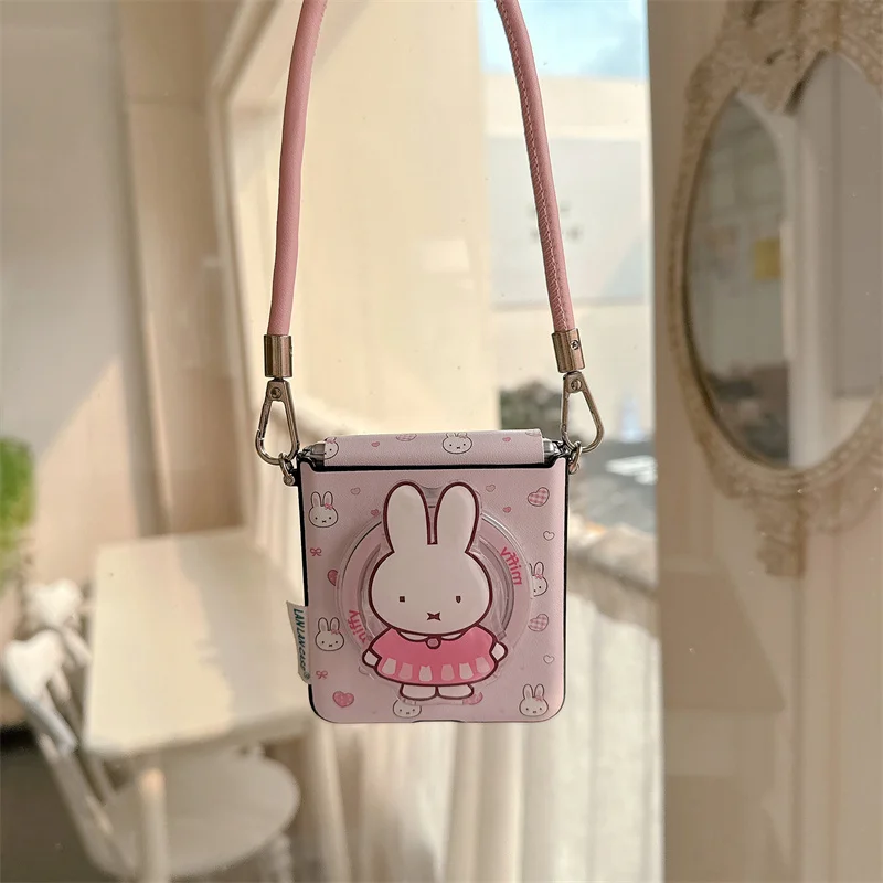 New Fashion Pink Heart Miffy Phone Case - Cute and Stylish Protective Cover