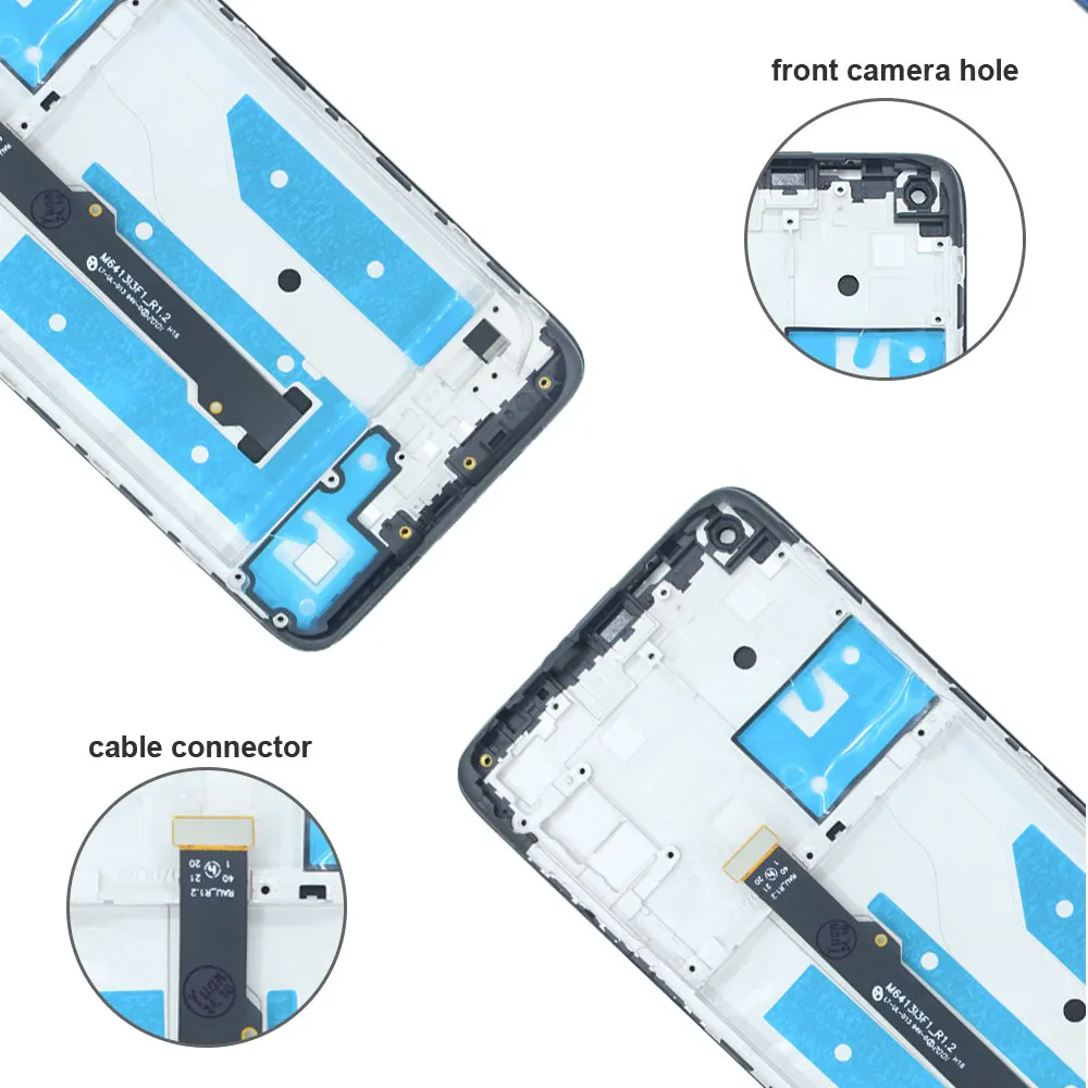 LCD Display Touch Screen Digitizer Assembly Replacement for Motorola Moto G8 Mobile Phone