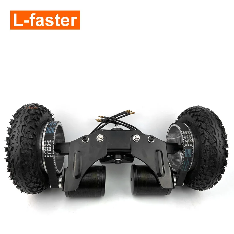 Electric Off Road Skateboard Belt Drive Truck 8 Inch Wheel Mountains Board 11-Inch Frame Electrical All Terrain Longboard