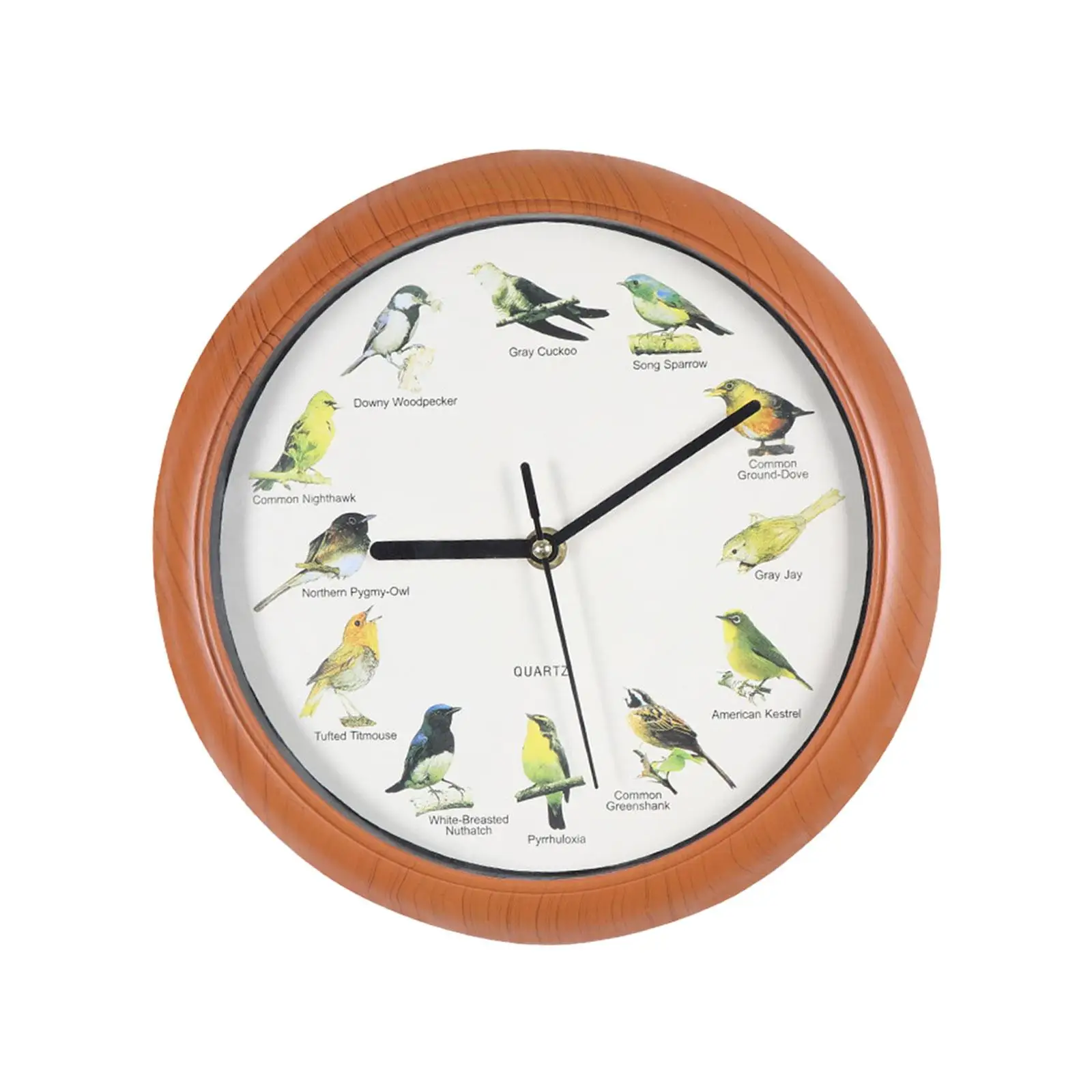 Bird Clocks Wall Clocks that Sing Hanging Clock Decor for Shelf Office Walls