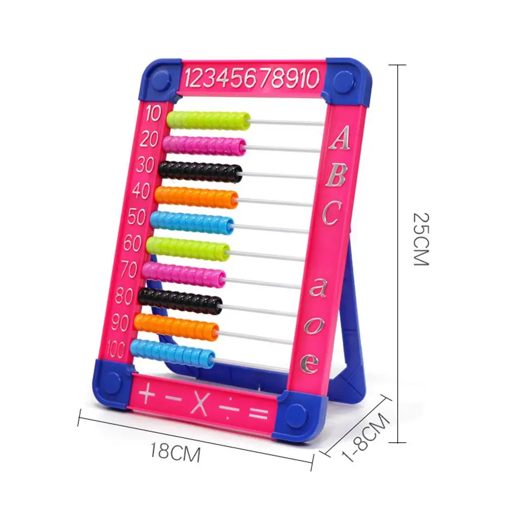 Educational Toys Children Abacus Math Toy Multifunctional Preschool Learning Educational Counting Tool For Kid Kindergarten Students Children Toy