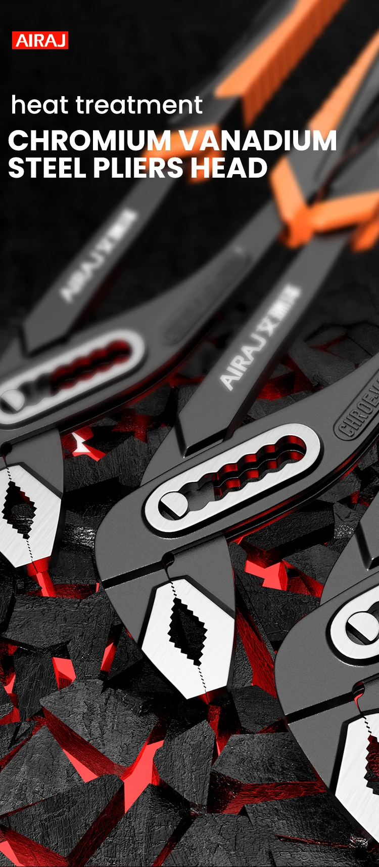 Description Picture 4 of itemWater Pump Pliers, Multifunctional Pipe Pliers, Open Pipe Pliers, Large Nose Pliers, Wrench, Water Pipe Pliers, Strong Fastening