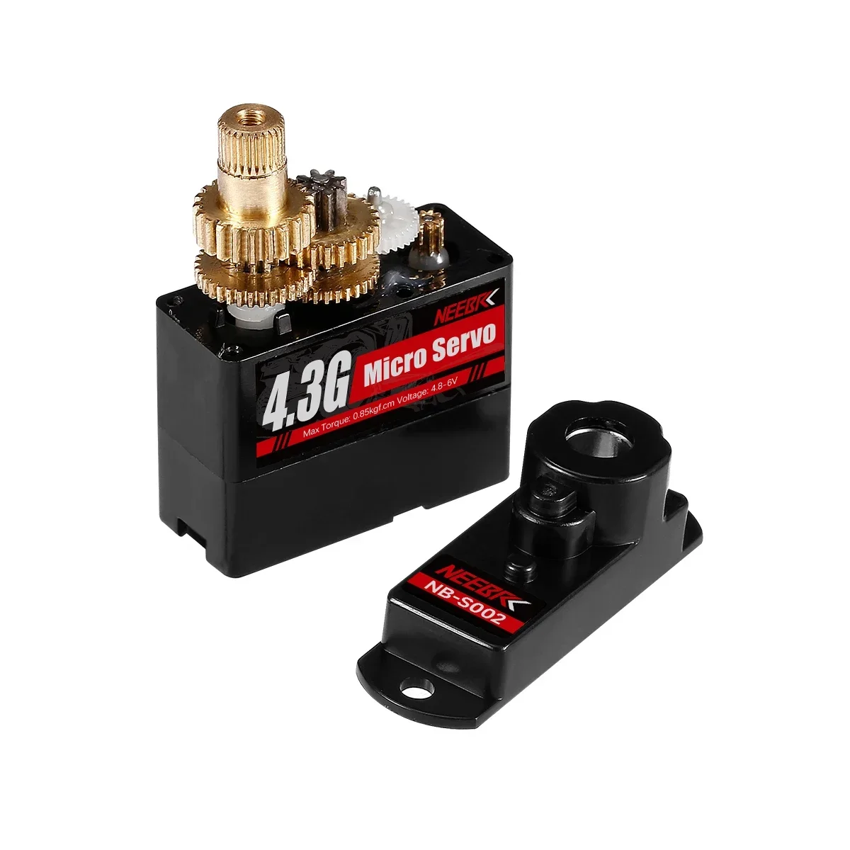 NEEBRC 4,3g Mini Servo Digital Coreless Micro Kunststoff/Metall Getriebe Wasserdicht Motor Servo Für RC Auto Starrflügel hubschrauber Roboter – Detail 7