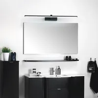 Led Mirror Lights Wall Lamps Bathroom Waterproof White Black LED Flat Lamp Modern Indoor Wall lamp Bathroom Lighting Make Up 2