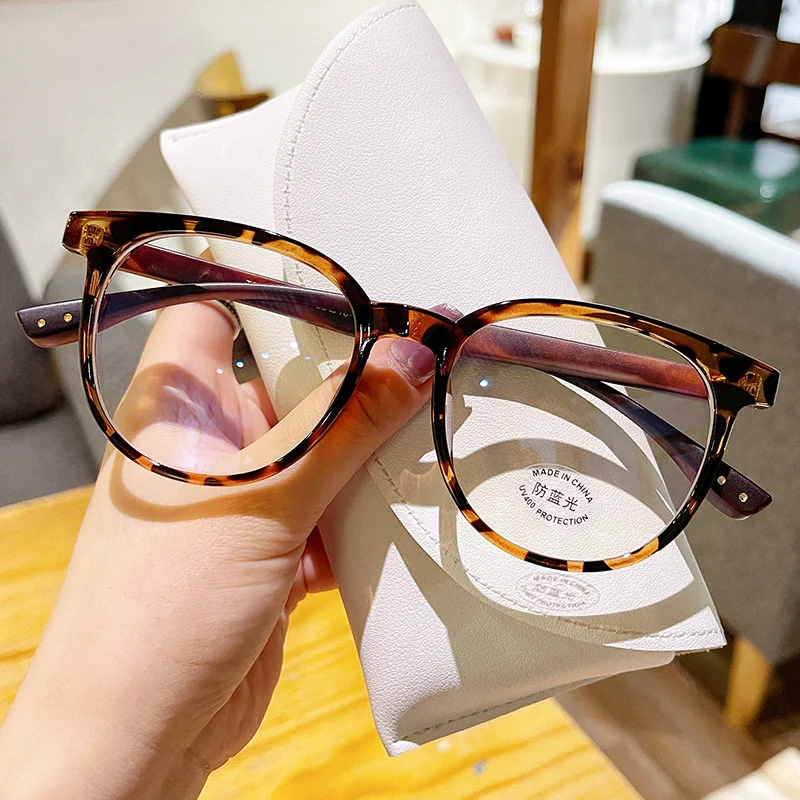 Anti Blue Light Glasses Korean Version Myopia Glasses Flat Glasses Retro For Reading Classroom Use Digital Screen