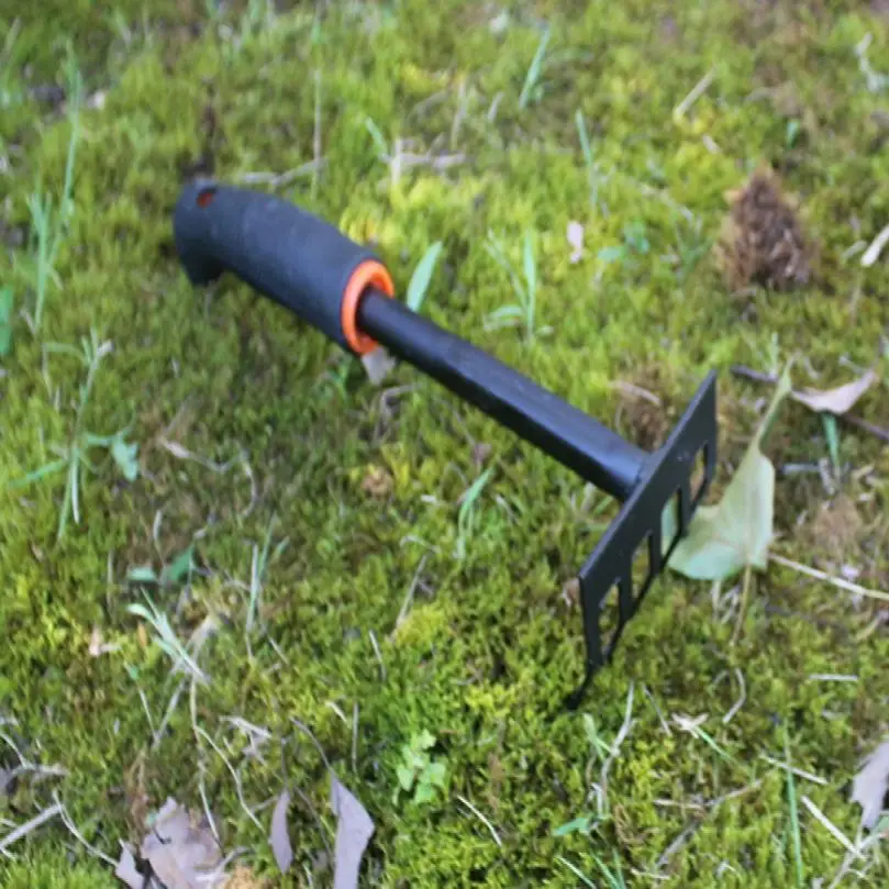 Thickened Garden Rake Durable Anti-Rust Five Claw Tooth Loosen Soil Rake Removing Weeds Grass Digging Gardening Tool 4