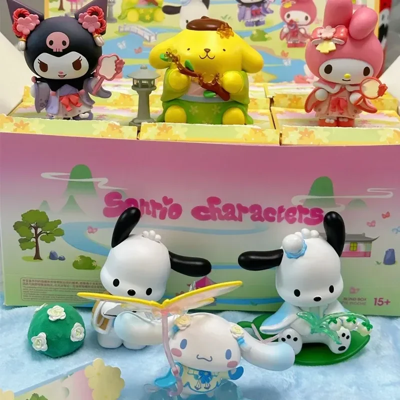 

Miniso глухая коробка Sanrio новая детская одежда с цветочным рисунком