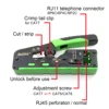 2023 New CAT5 CAT6 CAT6A CAT7 CAT8 Crimping Pliers multitool rj45 crimper network tool stripper cutter ethernet cable clamp lan 3