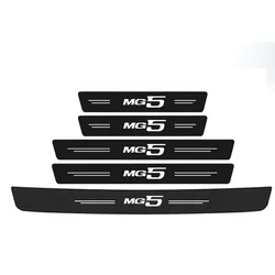 MG5 Logo Car Door Sill Protector and Trunk Bumper Guard Set (5pcs)