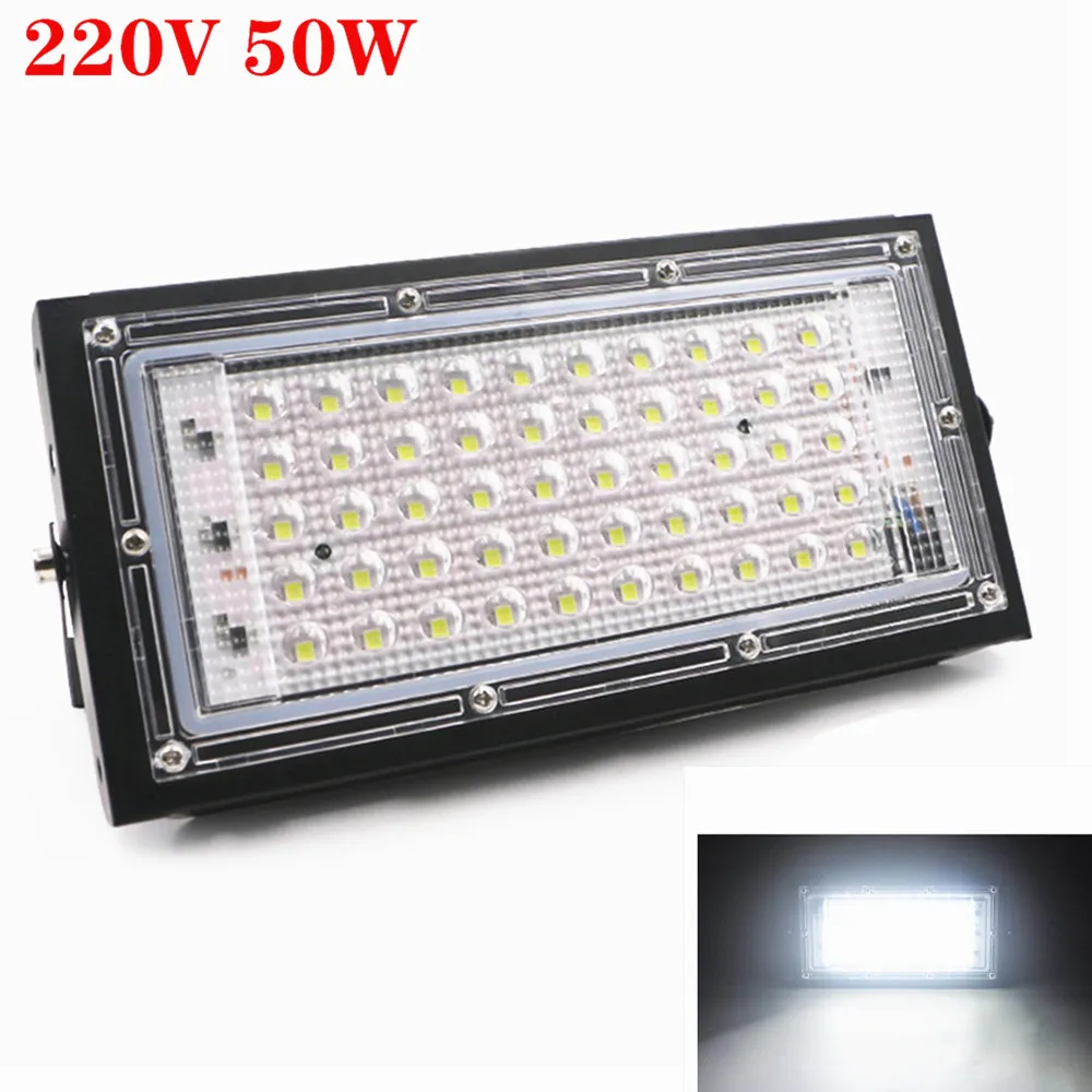 

50W Led Flood Light AC 220V 230V 240V Outdoor Floodlight Spotlight IP65 Waterproof LED Street Lamp Landscape Lighting