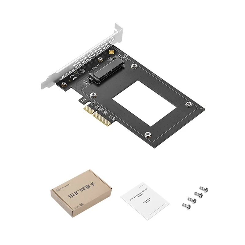 

PCIE4.0 To U.2 True Speed 7000MB Expansion Card Expansion Card U2 Adapter Card Nvme Ssd Wire-Free Network Card IO-PCE8639-U2