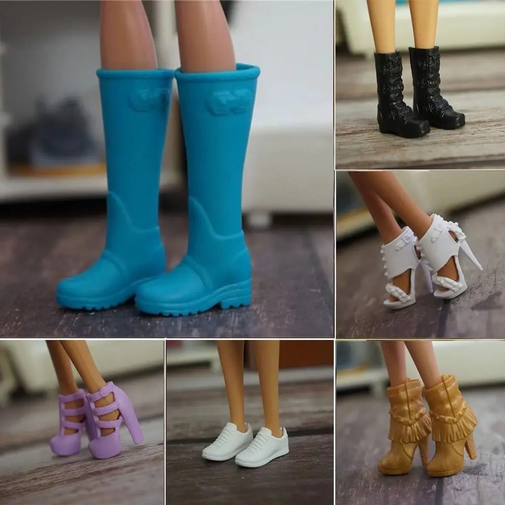 

Quality 1/6 Doll Shoes High Quality 30cm Original Doll Slippers 10 Styles Female Doll Boots Doll Accessories