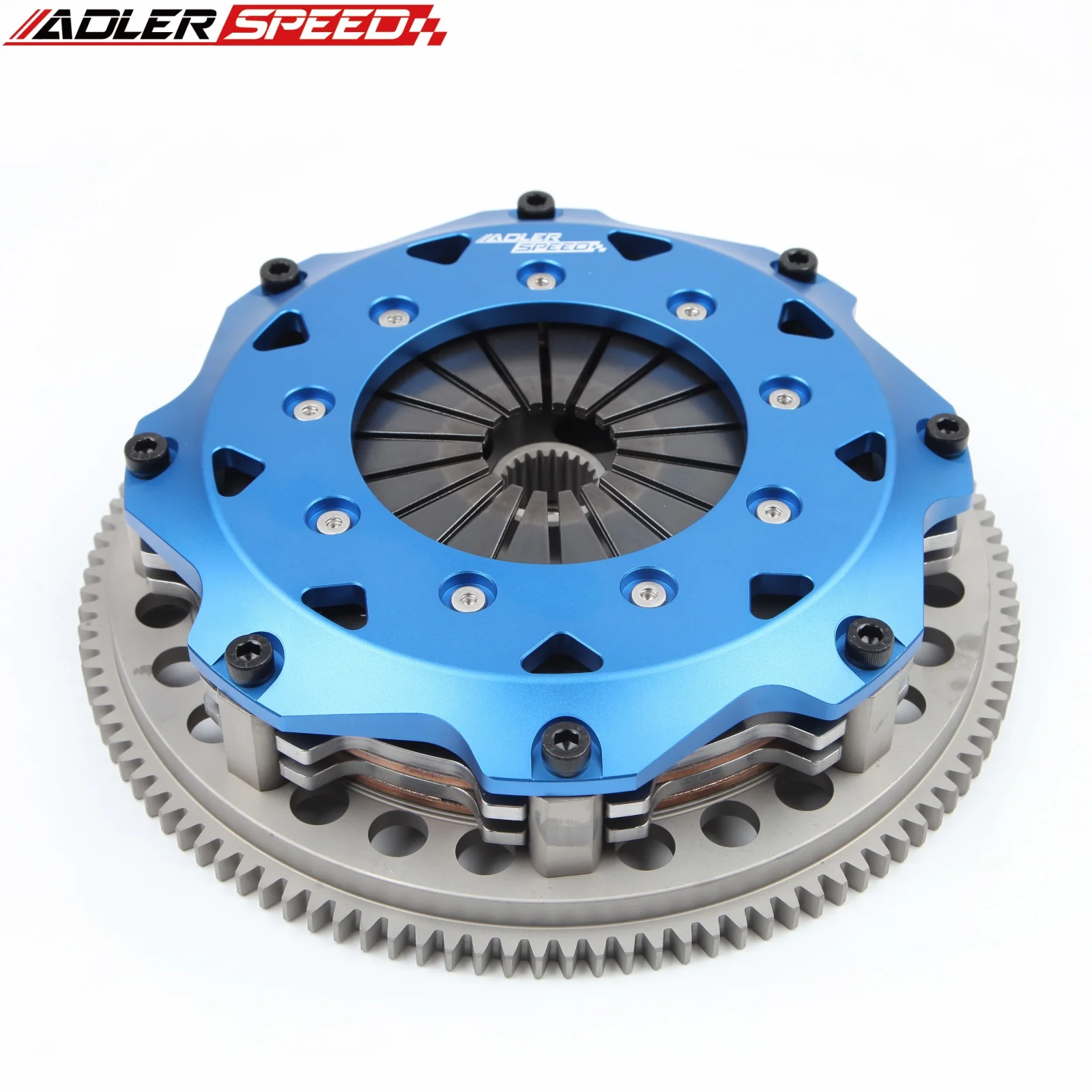 04-05년식 BMW 325 330 530 E46 E60 E83 E85 E86 X3 Z4 M54 6단 ADLERSPEED 8.5인치(215mm) 레이스 클러치 키트 트윈 디스크 + 플라이휠
