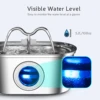 3.2L Stainless Steel Pet Water Feeder Auto Cat Fountain Smart Dog Water Dispenser Visual Window Drinking Bowl Pet Accessories 5