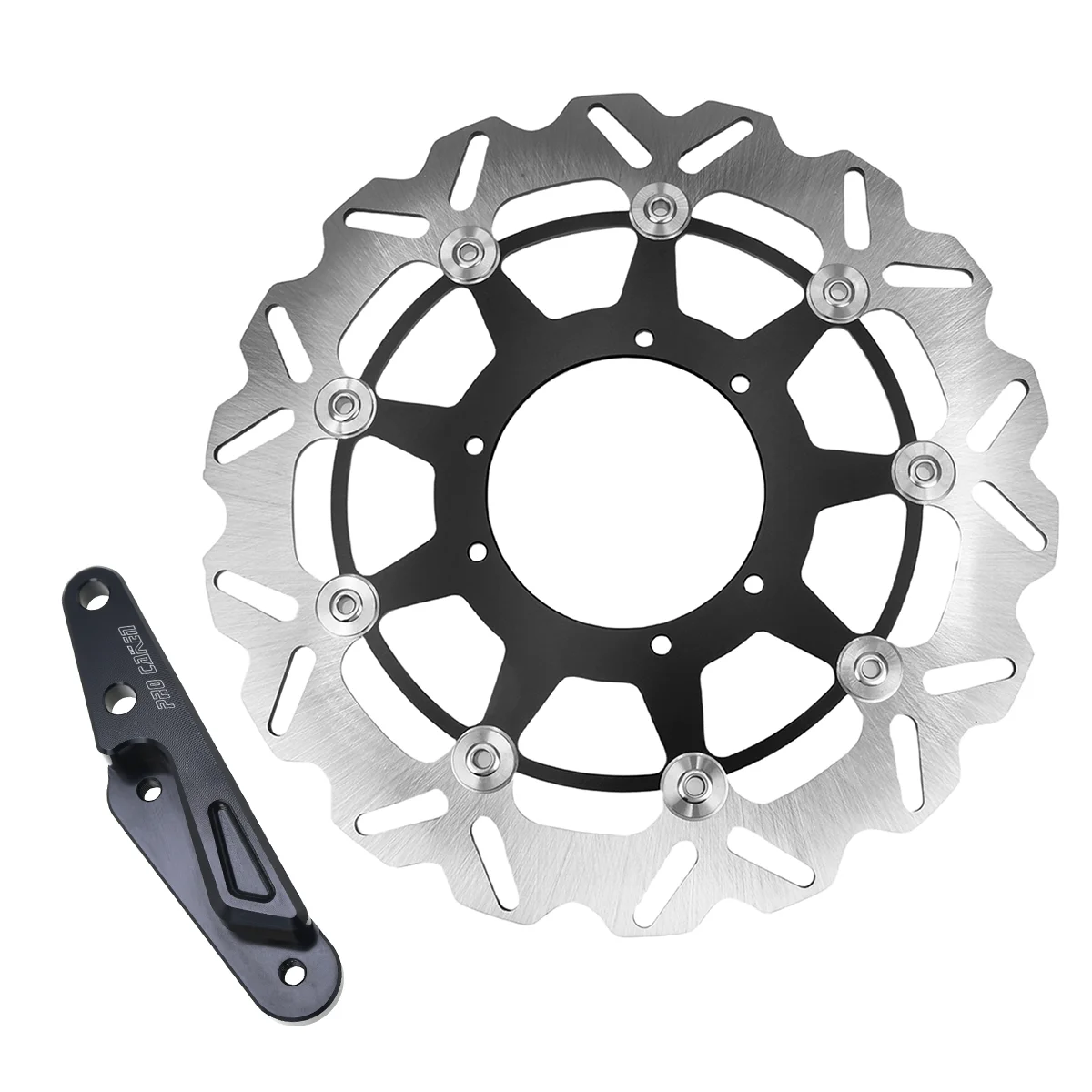 Motorrad 320mm Rotor Disk Vorne Schwimmende Bremsscheibe Für Honda CR125 CR250 CRF250R CRF450R CRF450R CRF250X CRF250RX CRF450RX etc – Detail 9