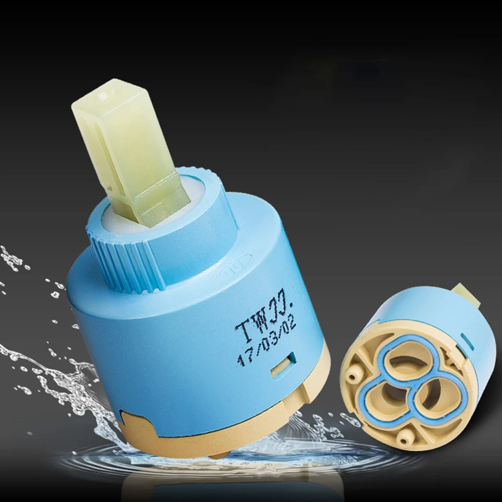 35mm/40mm Ceramic Tap Cartridge Valve Replace Water Tap Mixer Spool Valves Ceramic Cartridge Faucet Bath Faucet Accessories faucet cartridge faucet valve