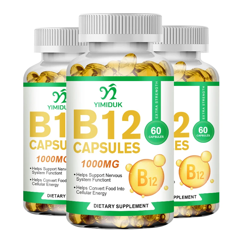 

Витамин B12 капсулы 1000 мг поддерживает энергетический метаболизм нервная система иммунитет клеток крови