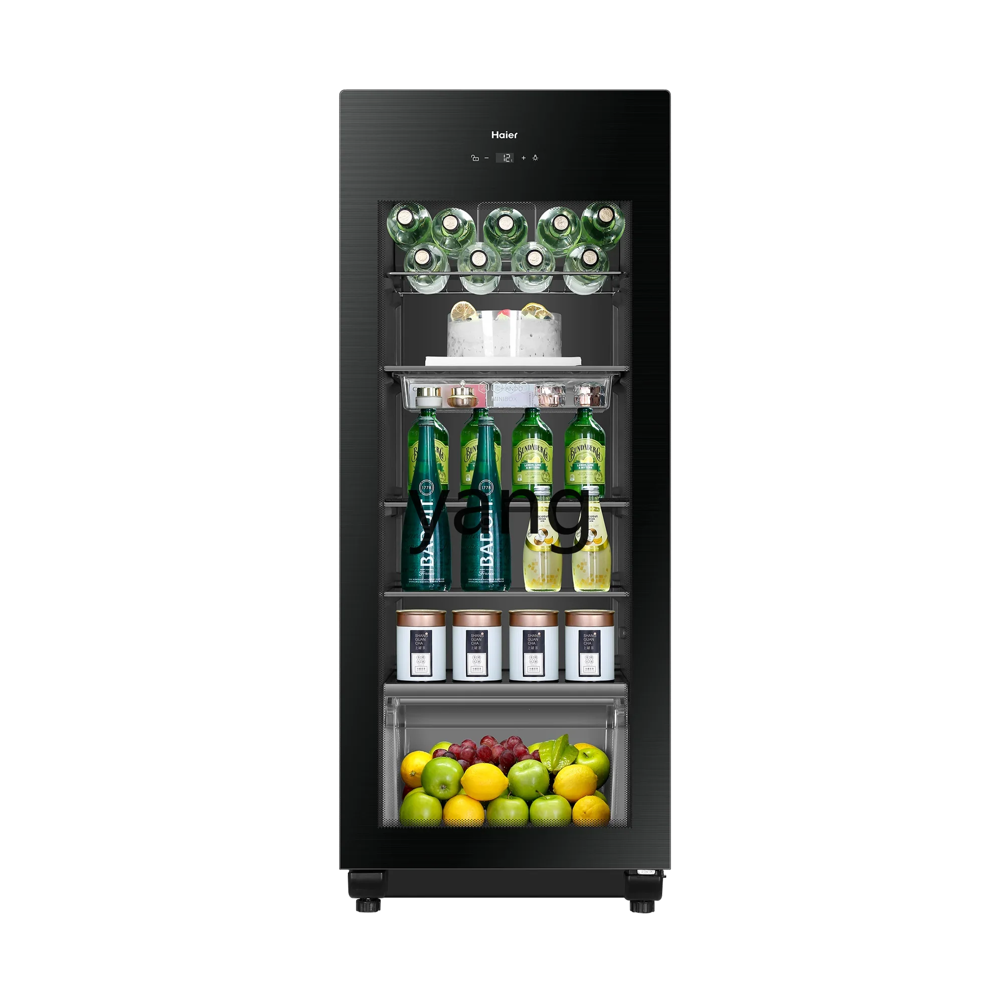 L'm'm Household Living Room Tea and Fruit Refrigerator Frozen to Keep Fresh Refrigerated Cabinet