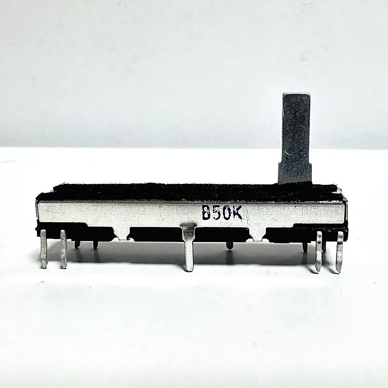 Potentiometer 1pc 45mm Sliding 4.5cm Stereo Channel B10K Axis Length 15mm Sliding Stroke 30mm