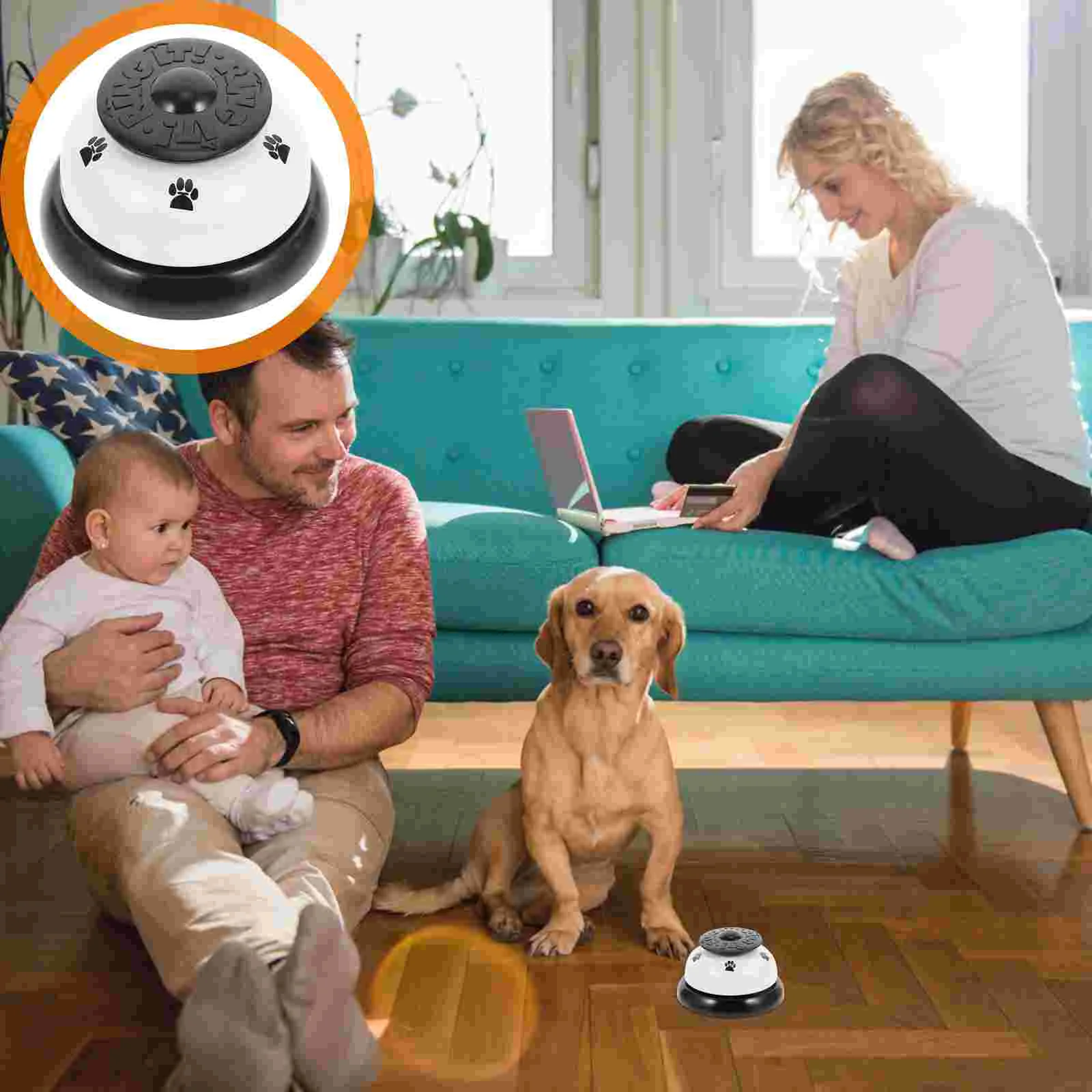 Intelligence Toy Bell Customer Press Pets Puppy Potty Training Bells Dog Trainer Game Call Button for Door