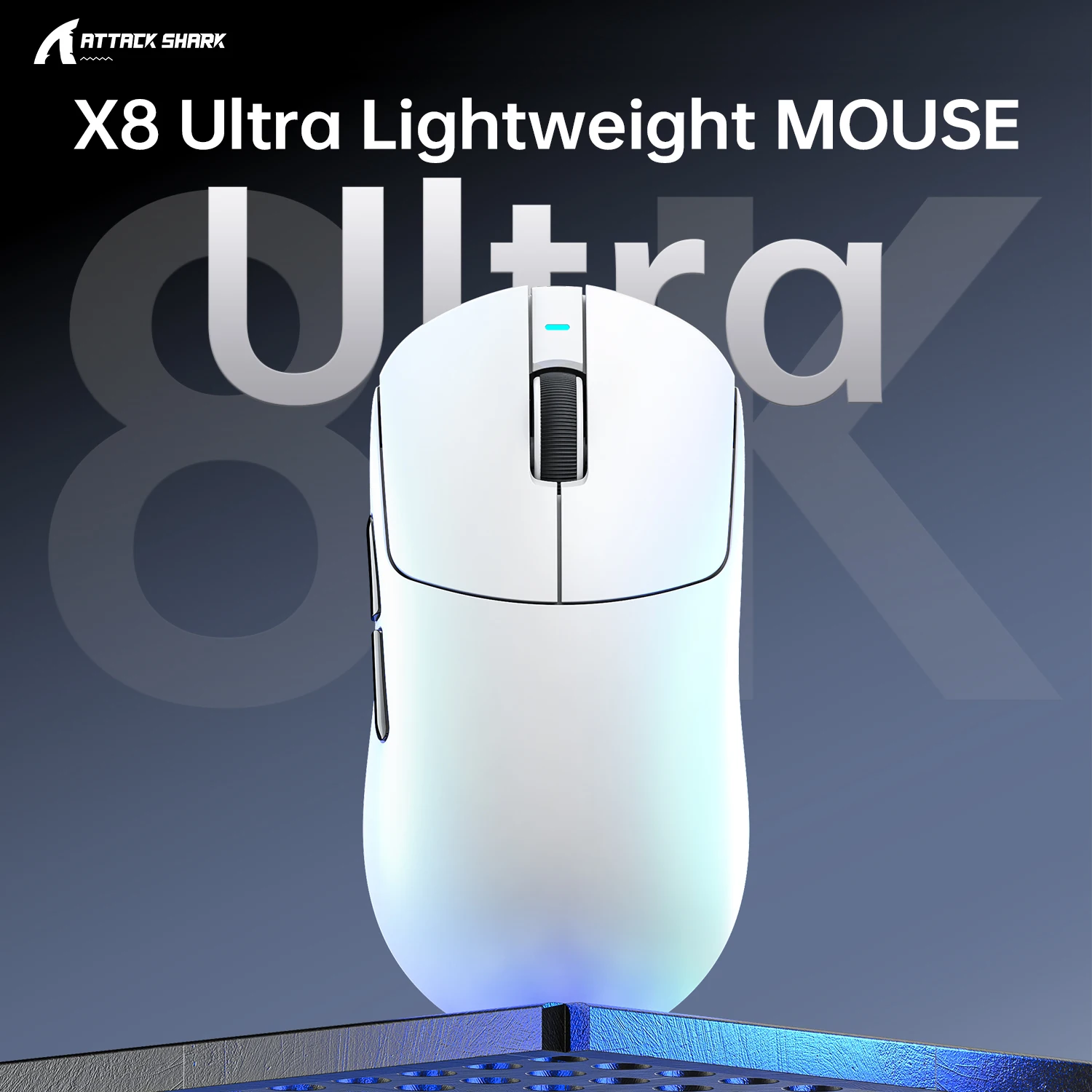 ATTACK SHARK X8 Ultra 8KHz Wireless Gaming Mouse, 55g