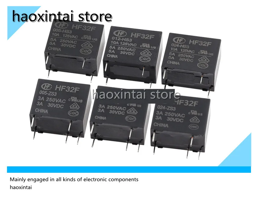 

10 шт., реле флейты 005 024 5A 33F ZS3 32F-G (5А, открытие и закрытие)