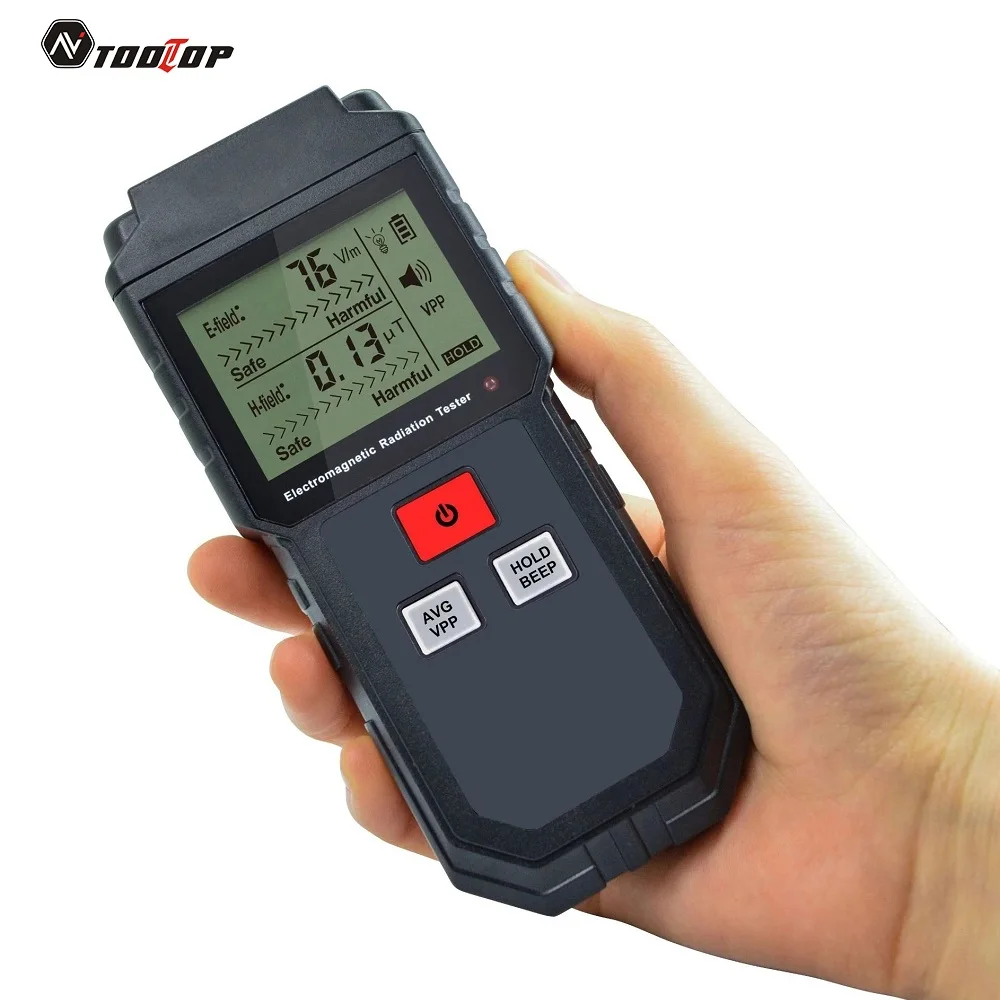 Handheld Digital Electromagnetic Radiation Tester - EMF Meter for Household Electronics