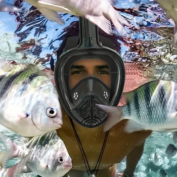 Full Face Snorkel Mask with Mount 1