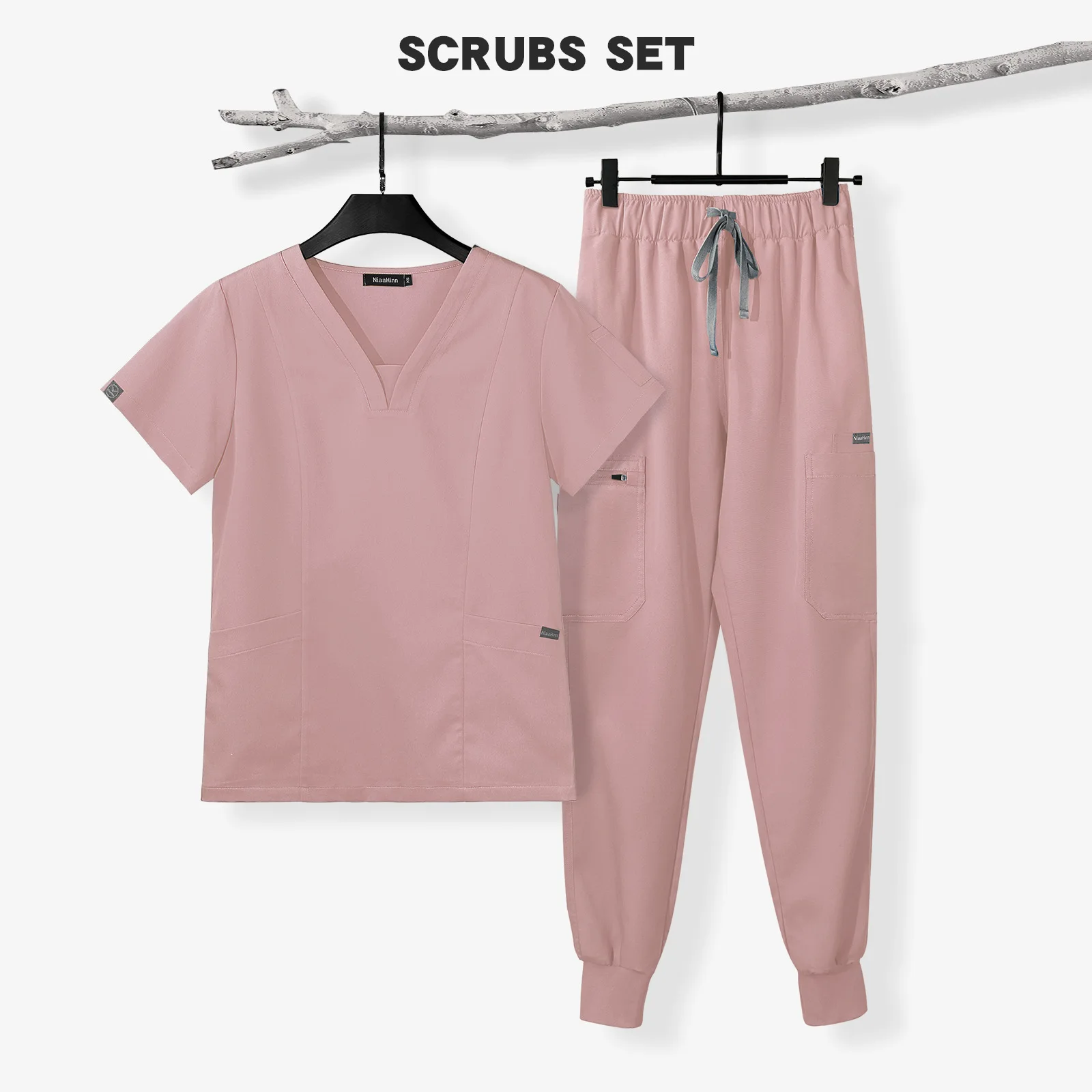

Wholesale Scrub Nursing Uniform Scrubs Sets Surgical Suit Medical Nursing Scrubs for Doctors Women Woven Nurse Uniform