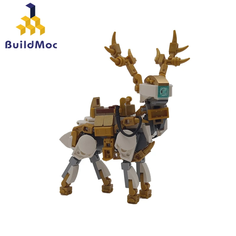 

Конструктор MOC Mecha, олень, белый хвост, набор блоков, животное Грифон, зверь, Лев, кирпичи, игрушки для детей, подарок на день рождения, Рождество