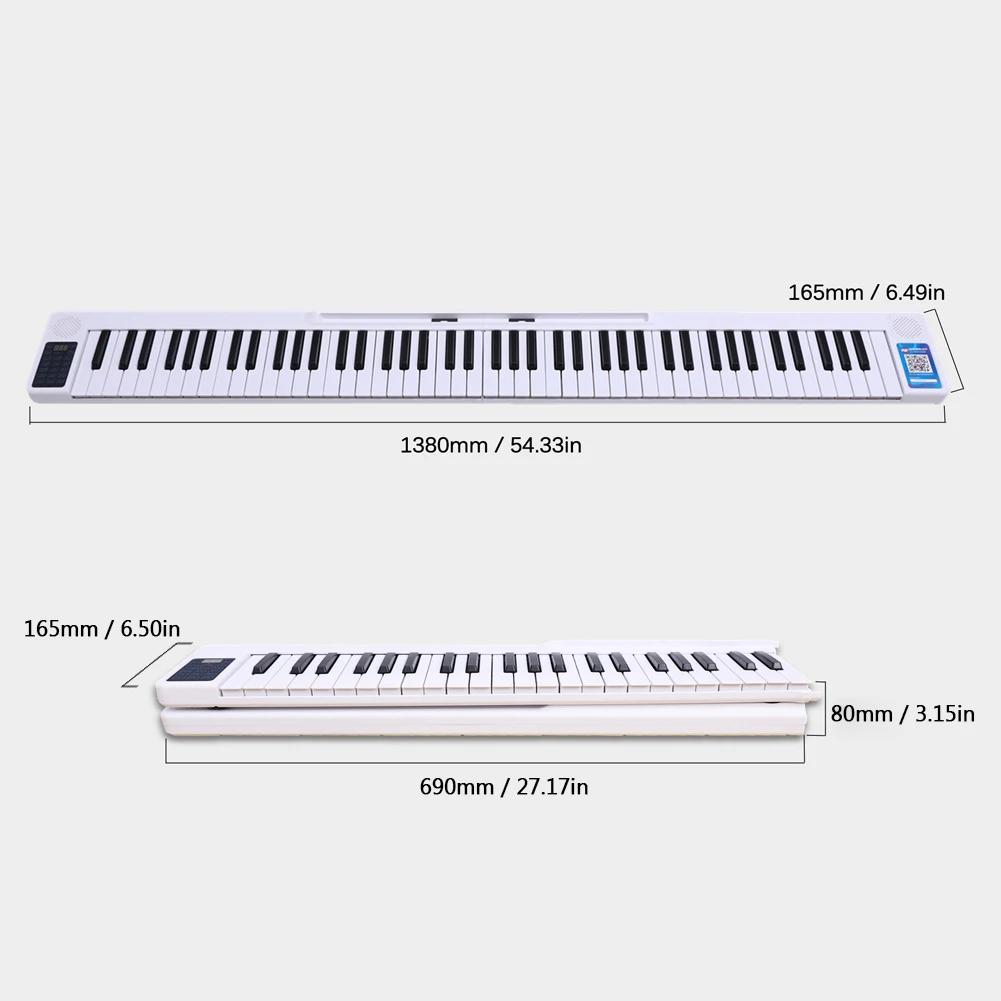 Roll Up Adults 88 Key Electronic Keyboard Music Electronic Keyboard  Portable Folding Piano Soporte Teclado Piano Musical Gifts - AliExpress
