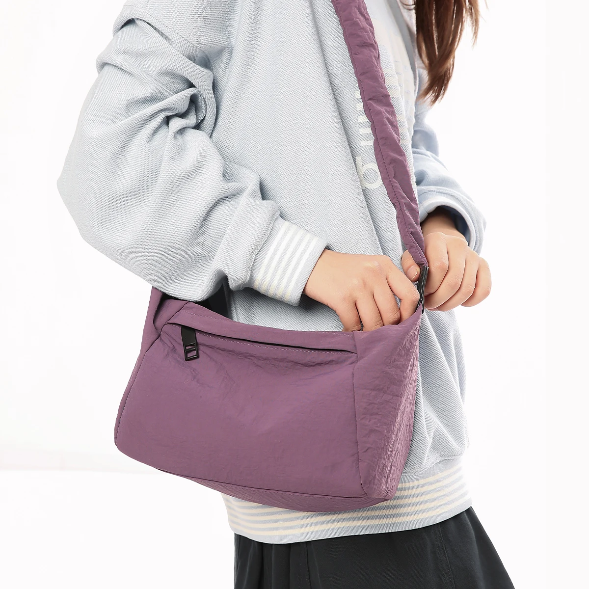 Thickened Shoulder Bag Men's Bag Crossbody Small Backpack Korean Style Crossbody Bag Men's Bag Autumn and Winter Casual Large Capacity Messenger Bag