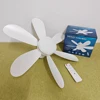 Ceiling Fan Light LED 30W E27 With Remote Control for Dimming, Suitable for Living room, Study, Household Use, 85-265V 5