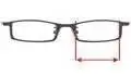 Brightzone Reading Glasses Lens Width