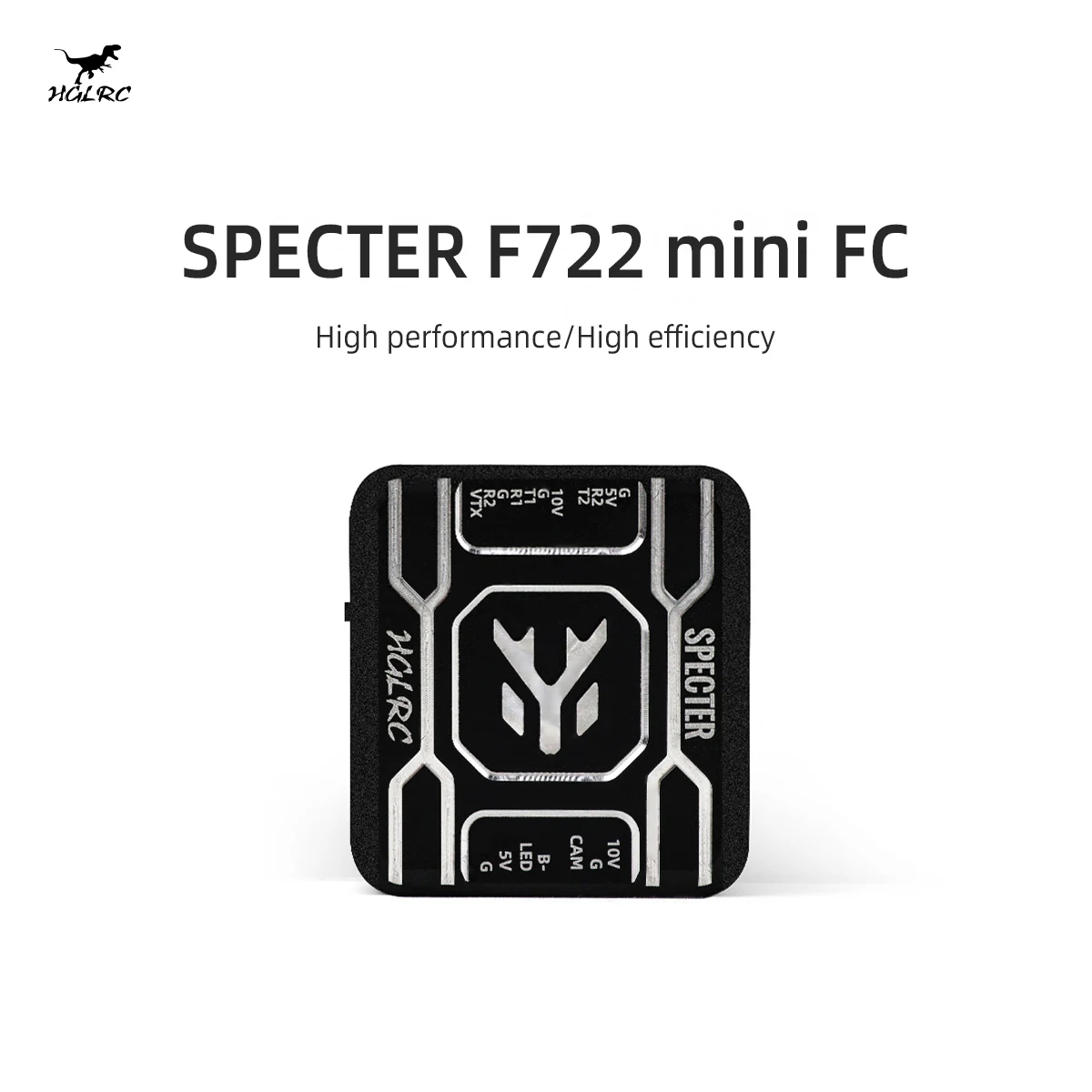

HGLRC SPECTER F722 Mini Flight Controller MPU6000 OSD BARO 16MB DUAL BEC 20X20mm 2-6S for FPV Freestyle Drones