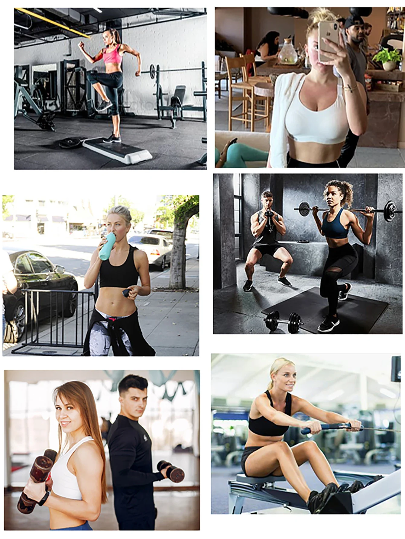 Sports Bra for Women Padded Medium Support Criss Cross Strappy Bras Seamless High Impact Yoga Exercise Athletic Bras