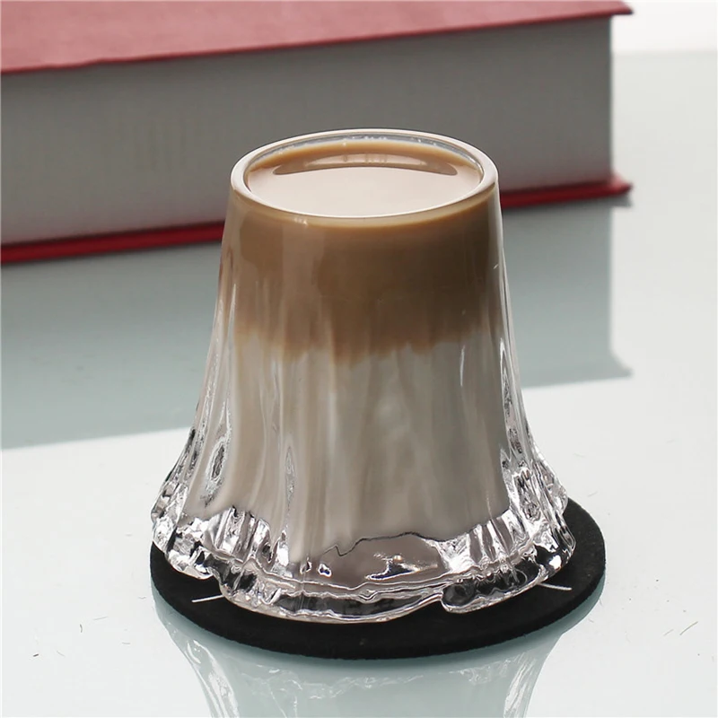 200ML Glass Coffee Cup Wine Glass Tea Cup Mug Iced Tea For Family Office Party Weeding Restaurant And Kitchen Use