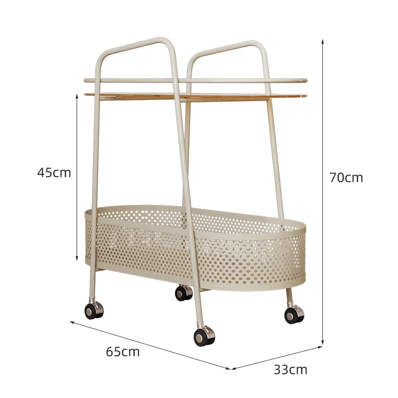 

Serving Living Room Bedside Salon Trolley Snacks Sofa Beside Kitchen Salon Trolley Carrello Attrezzi Beauty Furniture HDTC