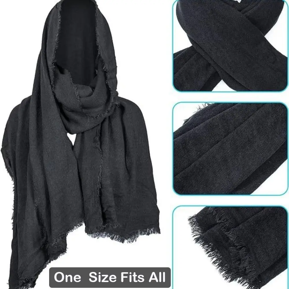 High Quality Men's Medieval Pirate Retro Hood Unisex Wrap Cloak Vintage Pirate Scarf Halloween DIY Cosplay Costumes