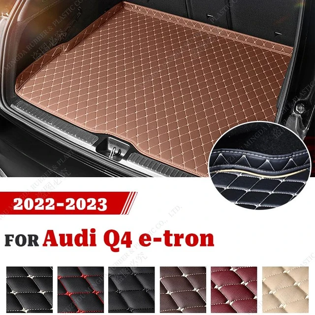 Polymères de coffre de voiture de conception de bord élevé, tapis de  doublure de cargaison, accessoires de voiture personnalisés, décoration  intérieure automatique, Audi Q4, e-tron, 2022, 2023 - AliExpress