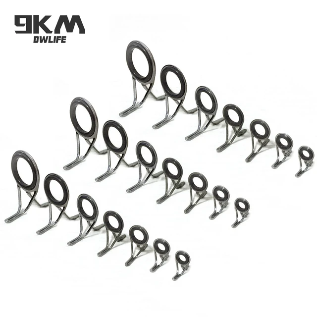 Rod Repair Kit 50Pcs~120Pcs Jigging Rod Building Components 4mm~38mm  Stainless Steel Fishing Rod Guides Ceramic Ring Repair Kit - AliExpress